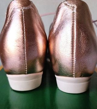 Zapatos Pitillos Cobre -talla 35