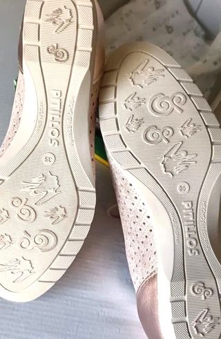 Zapatos Pitillos Cobre -talla 35