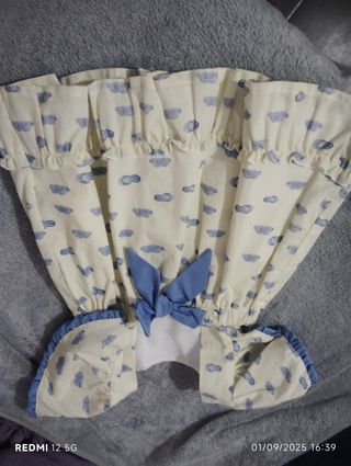 Vestido niña nubes - Talla 2-3 años