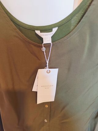 Camisa tirantes verde Springfield 
Envío solo Inpo