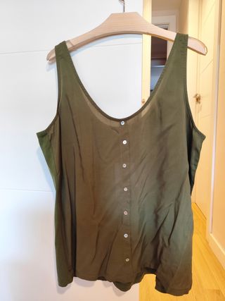 Camisa tirantes verde Springfield 
Envío solo Inpo