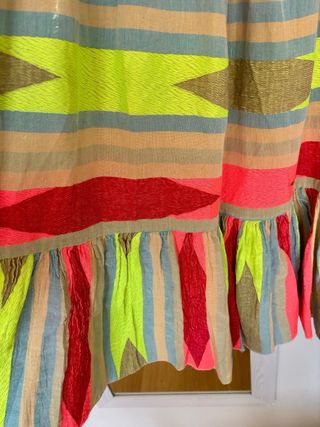 Falda larga etnica multicolor