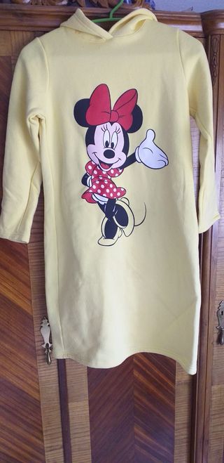 Vestido Minnie Mouse niña, talla M