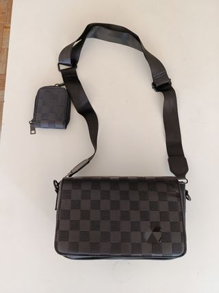 Bolso bandolera hombre negro