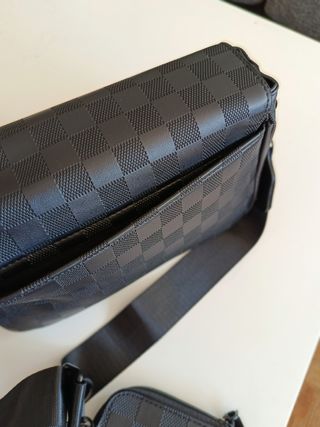 Bolso bandolera hombre negro