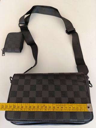 Bolso bandolera hombre negro