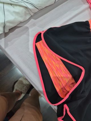 Conjunto deportivo mujer rosa-negro