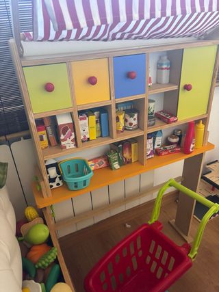 Supermercado madera infantil juguete