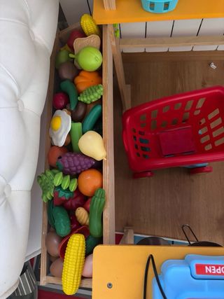 Supermercado madera infantil juguete