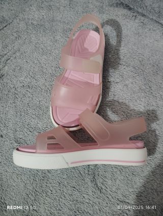 Sandalias niña rosa claro n25