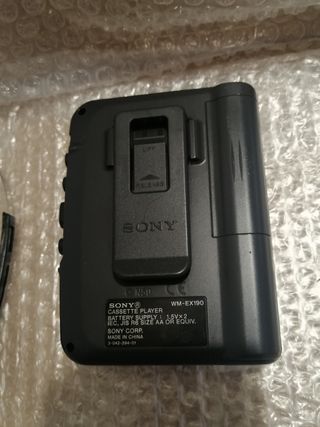 Reproductor de cassette 
Sony Walkman 