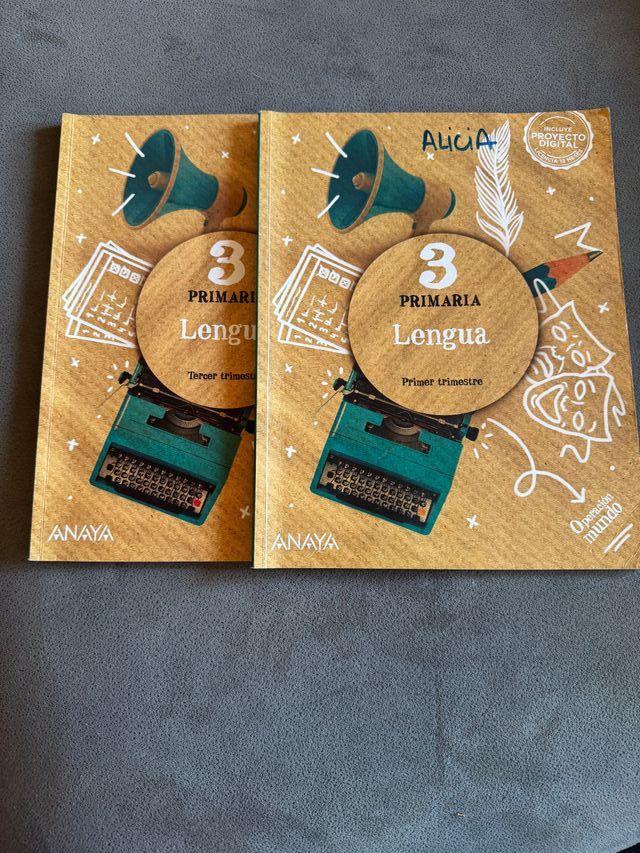 Lengua 3( primer y tercer trimestre)