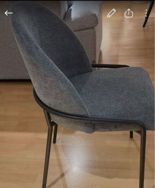 4 Sillas Comedor Gris Oscuro las 4 X 175€ e