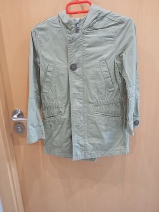 Chaqueta niño verde caqui