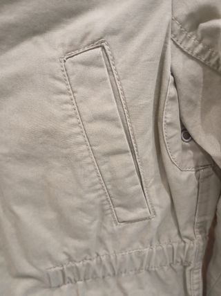 Chaqueta niño verde caqui