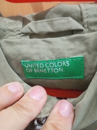 Chaqueta niño verde caqui
