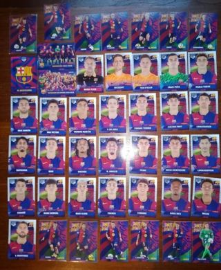Lote 43 cartas FC Barcelona Panini club