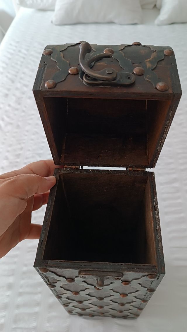 Botellero madera vintage