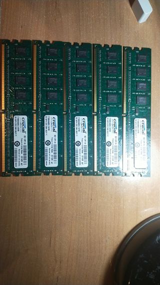Pack Memoria RAM Crucial 2GB DDR2 (PC2-6400) DIMM