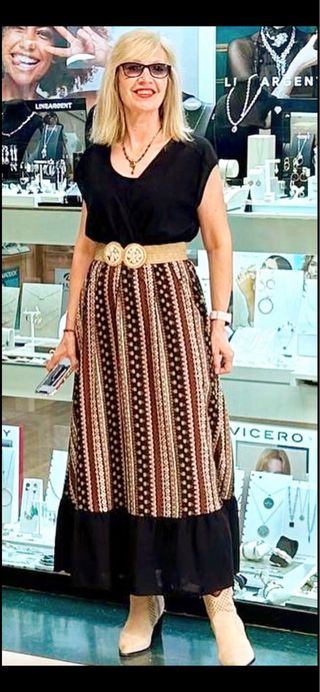 Vestido largo boho chic