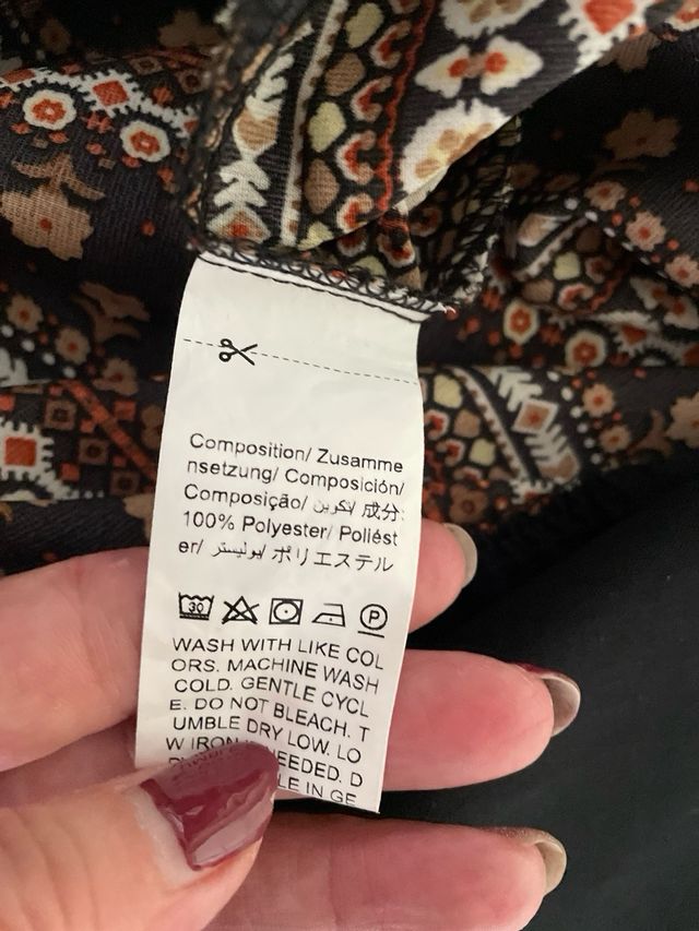 Vestido largo boho chic