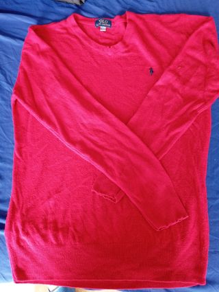 Jersey Ralph Lauren rojo - Talla L