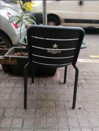 Silla de Plástico para Terraza.
