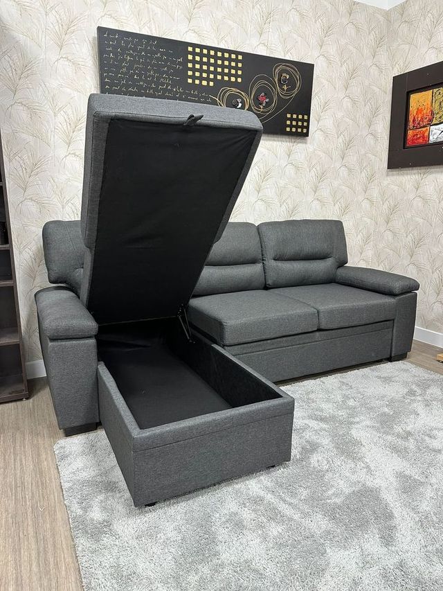 SOFA CAMA CHAISE LONGUE CON ARCON