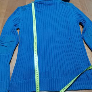 Cardigan Sasch blu con cappuccio