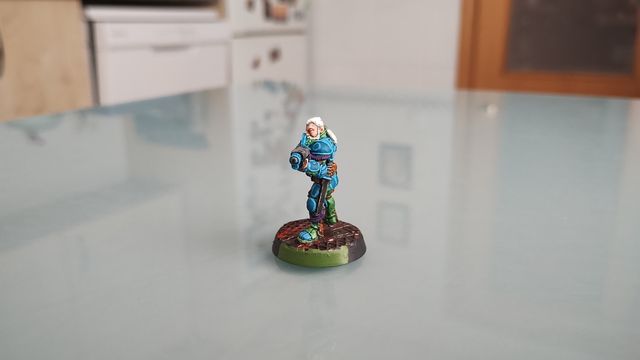 Pandillero Van Saar para Necromunda 