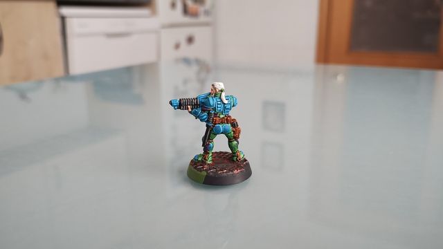 Pandillero Van Saar para Necromunda 