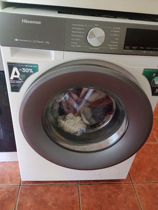 Lavadora Hisense 9kg - Inverter A