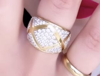 Anillo Oro Macizo 18 Ct Majestic