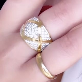 Anillo Oro Macizo 18 Ct Majestic
