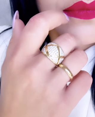 Anillo Oro Macizo 18 Ct Majestic