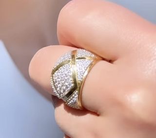 Anillo Oro Macizo 18 Ct Majestic