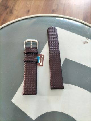 Correa reloj hombre marrón nueva.