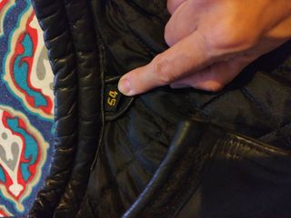 Chaqueta cuero Garibaldi negra