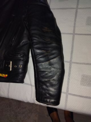 Chaqueta cuero Garibaldi negra