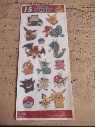 15 Tattoos con purpurina Pokémon