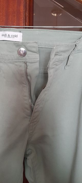 Pantalones Indi&Cold mujer - verde