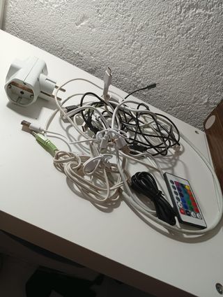 Lote cables USB, HDMI, RJ45