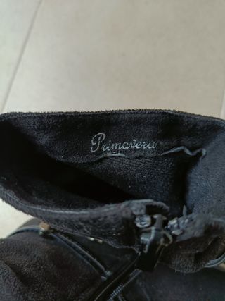 Botines Primavera negros