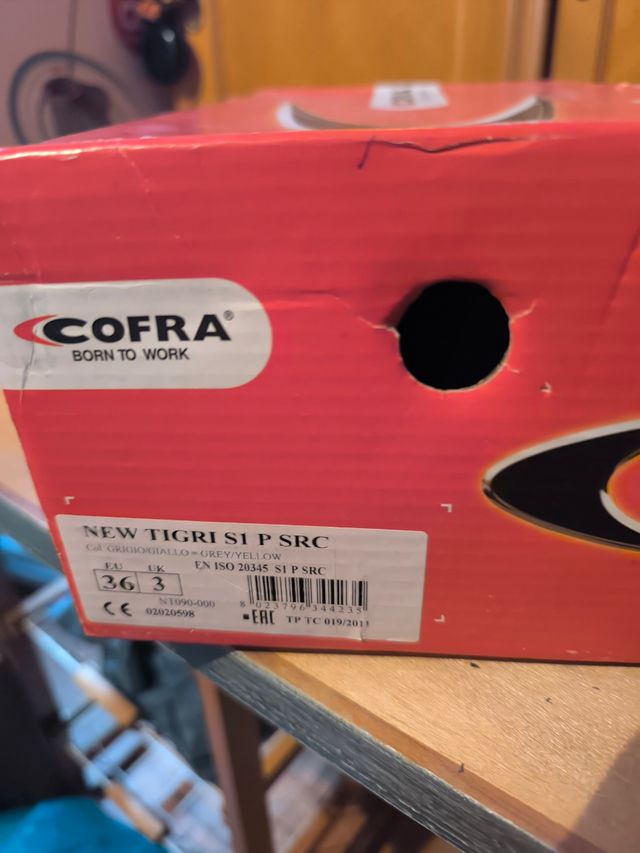 Zapatos trabajo - Gris - Puntera reforzada