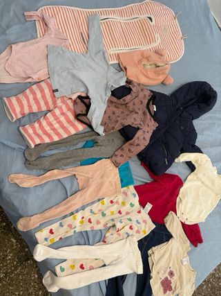 Lote ropa bebé niña HAY DE VARIAS TALLAS 
