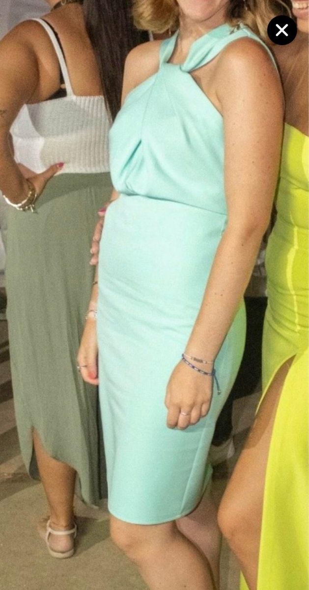 Vestido turquesa Fervesabe