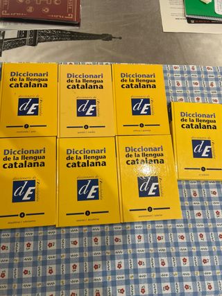 pack 7 dicionarios de la lengua catalana