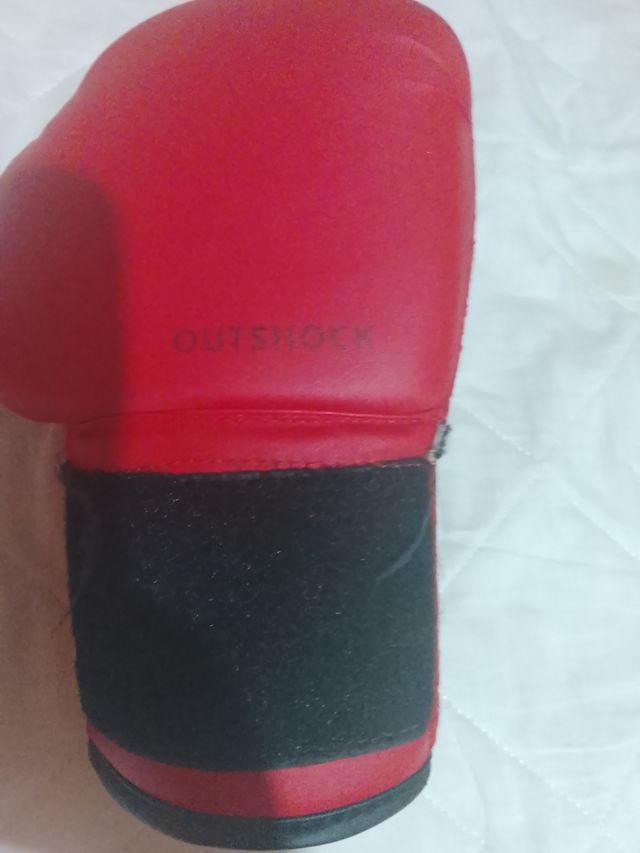 Guantes boxeo rojos