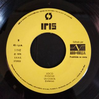 EP 1976 ROCK BLUES Latarce / Sergio Blanco Lorenzo