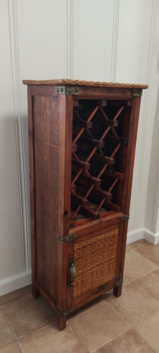 Botellero madera - 115x46x32cm